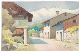 Petite Aquarelle Sur Canson/Non Encadrée/ "Haute Savoie"/France/Vers 1950 - 1960                    GRAV228 - Watercolours