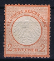 Deutsches Reich: Mi Nr 8 MH/* Falz/ Charniere Papier Auf Ruckseite - Neufs