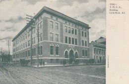 Little Rock Arkansas, YMCA Building Street Scene With Horse-drawn Carriages, C1900s Vintage Postcard - Little Rock