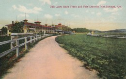 Hot Springs Arkansas, Oak Lawn Race Track And Fair Grounds, C1900s/10s Vintage Postcard - Hot Springs