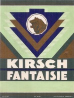 étiquette   -KIRSH FANTAISIE  Modele 416 Recto Verso (dos Explications) Pts De Colles Ou Peitis Clairs - Lions