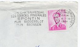 1968 - Belgique - Obl "SPONTIN SON CHÂTEAU FEODAL SES SOURCES MINERALES" - Tp Roi Baudoin N°1067 - Autres & Non Classés