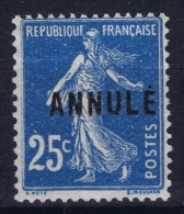 France Cours D'instruction Yv 140  Mau 41 Not Used (*) SG 11 Mm Du Bas - Cours D'Instruction