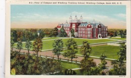 South Carolina Rock Hill View Of Campus & Winthrop Training School Winthrop College Curteich - Rock Hill