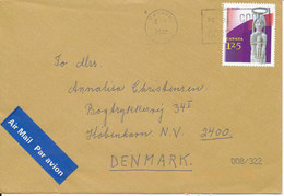 Canada Cover Sent To Denmark 2002 Single Franked - Cartas & Documentos