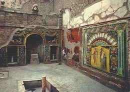 Ercolano - Hercolanum.  House Of Poseidon And Amphitrite   Italy.  # 03821 - Ercolano
