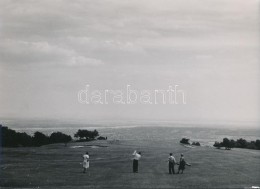 Cca 1950 2 Db Golf Fotó, 17x23 Cm. - Other & Unclassified