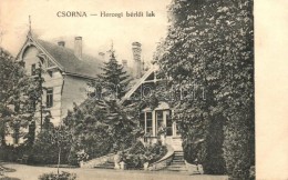 T2/T3 Csorna, Hercegi BérlÅ‘i Lak, Villa, Martincsevics Károly Kiadása (EK) - Unclassified