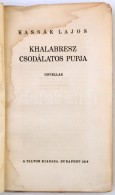 Kassák Lajos: Khalabresz Csodálatos Pupja. Bp., 1918, Táltos. ElsÅ‘ Kiadás. Rossz... - Other & Unclassified