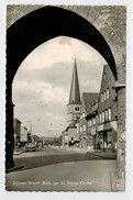 C.P.  PICCOLA   DULMEN/WESTF.   BLICK  ZUR  ST. VICKTOR-KIRCHR      2  SCAN   (VIAGGIATA) - Duelmen