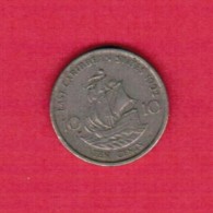 EAST CARIBBEAN STATES   10 CENTS 1992 (KM # 13) - Caraibi Orientali (Stati Dei)