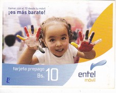 TARJETA DE BOLIVIA DE LA COMPAÑIA ENTEL - Bolivie