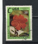 CUBA - Y&T N° 1722° - Fleur Sylvestre - Cordia Sebestena - Oblitérés