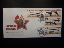 RUSSIA FDC 2009  MICHEL The 2nd World War.Weapons - FDC