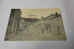 C P A 80 Conty Département De La  Somme La Grande Rue 1918 Carte Animée - Conty