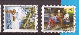 1995  2712-13  EUROPA CEPT FRIEDEN FREIHEIT KINDER BICI  JUGOSLAVIJA JUGOSLAWIEN  USED - Gebraucht