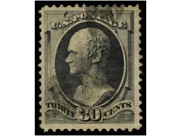 ° ESTADOS UNIDOS. Sc.165. 1873. 30 Cents. Grey Black, Well Centered. VERY FINE. Scott.140$. - Autres & Non Classés