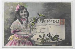 CPA Sur Le Thème De La Carte Postale Non Circulé Carte Sur La Carte - Poste & Postini