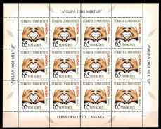 2008 TURKEY EUROPA CEPT - LETTER MINI SHEETS MNH ** - Nuevos