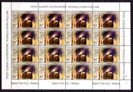 2009 TURKEY EUROPA - ASTRONOMY MINI SHEETS MNH ** - Nuevos