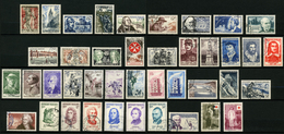 FRANCE - ANNEE COMPLETE 1956 - YT 1050 à 1090 - 41 TIMBRES OBLITERES - 1950-1959