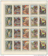 PGL CL006 - RUSSIE Yv N°3548/52 ** FEUILLE  ( Registered Shipment Only ) - Full Sheets