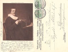 Postcard 1905 Motiv Painting Rembrandt: Der Federschnitzler, Cancelled In Berlin Schöneberg 11.05.1905 - Schoeneberg