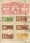BUNDI State  6A To 5R  6 Court Fee Type 12 On 10R Stamp Paper Type 7   # 97208  India Inde Indien Revenue Fiscaux - Bundi