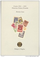 Philip J. Hughes; 'Croatia 1941-1945 / Revenue Issues', Issued In Zagreb, 2014. On English And Croatian Language - Fiscali