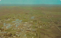 Craigmont Idaho, Aerial View Of Farming Town, C1960s Vintage Postcard - Otros & Sin Clasificación