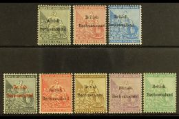 1885-87  "British Bechuanaland" Overprints On Stamps Of Cape Of Good Hope Complete Set, SG 1/8, Fine Mint, A... - Otros & Sin Clasificación