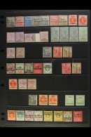 1885-1966 MINT COLLECTION  Presented On Stock Pages, We Note 1885-7 Wmk Crown CA ½d & 3d, 4d Wmk Crown... - Otros & Sin Clasificación