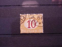 REGNO USATI 1870 SEGNATASSE CENT 10 (H624) - Portomarken