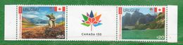 URUGUAY-2017  150 Años De Canada TT: Banderas, Paisajes, Monumentos Naturales - 2011-...