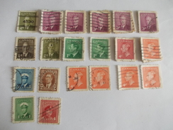 TIMBRE Canada 238 237a 298 236 239 239a 211 205 191 380 Valeur Mini 20.25 € - Used Stamps