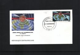 Central African Republic Raumfahrt / Space - Telecommunications FDC - Africa