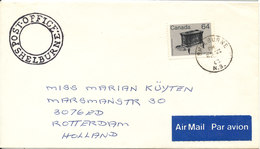 Canada Cover Sent Air Mail To Netherlands Shelburne 22-6-1983 - Cartas & Documentos