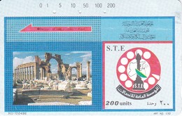 TARJETA DE SIRIA DE 200 UNITS DE PALMIRA (TAMURA) - Syria