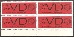 DDR 1965 // VD ** 4er Block - Mint