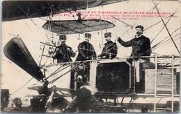 AVIATION --  Aviateur -- La Nacelle  Du Dirigeable Militaire République Septembre 1909  - Le Capitaine Marchal..... - Aviateurs