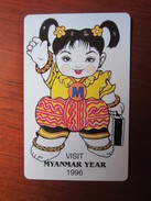 Urmet Phonecard,Visit Myanmar Year 1996,mint - Myanmar