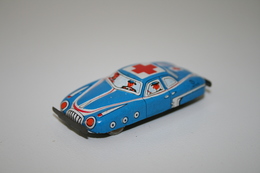 Vintage TIN TOY CAR : Maker NAKAMURA (TN) - Mini Penny Toy Ambulance - 5,5cm - JAPAN - 1950's - - Collectors & Unusuals - All Brands