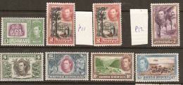 British Honduras 1938 Set To 15c  Mounted Mint - Honduras Britannico (...-1970)