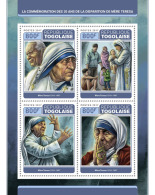 TOGO 2017 ** Mother Teresa Mutter Teresa Mere Teresa M/S - IMPERFORATED - DH1729 - Mère Teresa