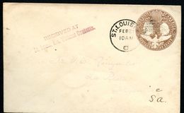 U350 Columbus PS Cover Used St. Louis MO To Argentine NO CONTENTS 1894 - ...-1900