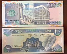 RC) LEBANON BANK NOTE 1000 LIVRES ND(1990 - 92) UNC - Liban