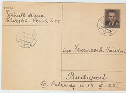 CZECHOSLOVAKIA POSTAL CARD 1950 - Enveloppes