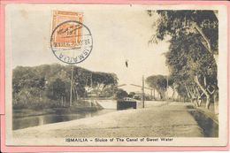 Ismailia - Sluice Of The Canal Of Sweet Water Timbre Egyptien Ecluse Canal D'eau Douce - Ismailia