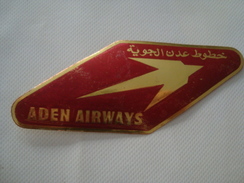 ADEN AIRWAYS LOGO STICKER - 40s. 14,5X6 CM. YEMEN. - Aufkleber