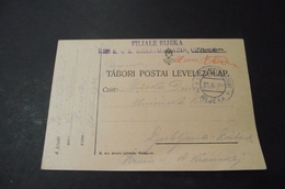 893. K.u.k Kreismagazin Rijeka-Laibach 1913 Letter Ww 1 - Prefilatelia